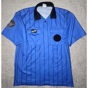 Official Sports US Soccer Federation Referee Shirt Blue Large